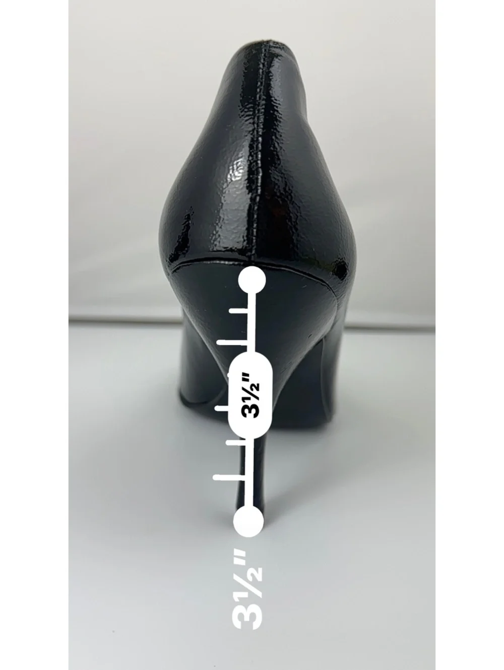 BCBGirls Black Patent Leather Peep Toe Stiletto Pumps – Classic Dress Heels 7